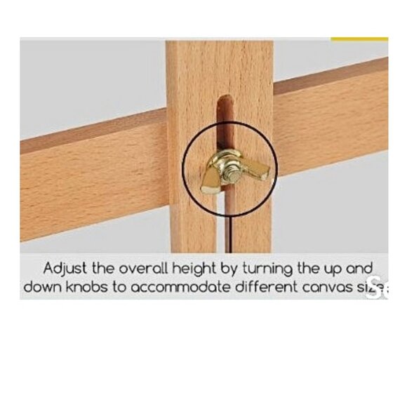 EASEL * HEAVY DUTY TABLETOP EASEL H-FRAME WOOD *NEW! - Picture 7 of 7